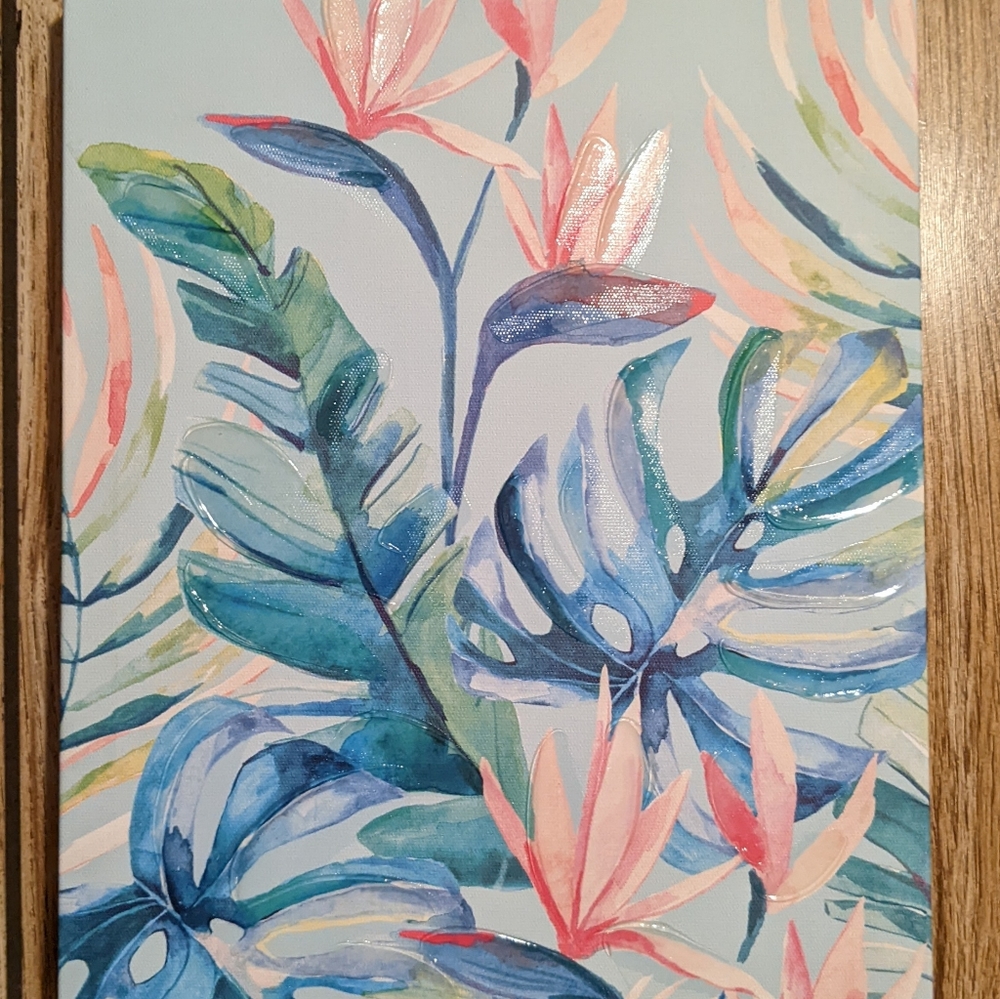 Tropical Oil on Canvas Wall Art